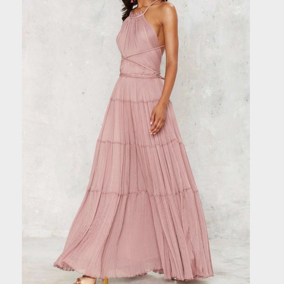 M- nasty gal Bacall maxi dress - Picture 2 of 4