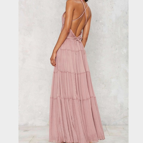M- nasty gal Bacall maxi dress - Picture 3 of 4