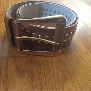 Michael Kors leather belt.