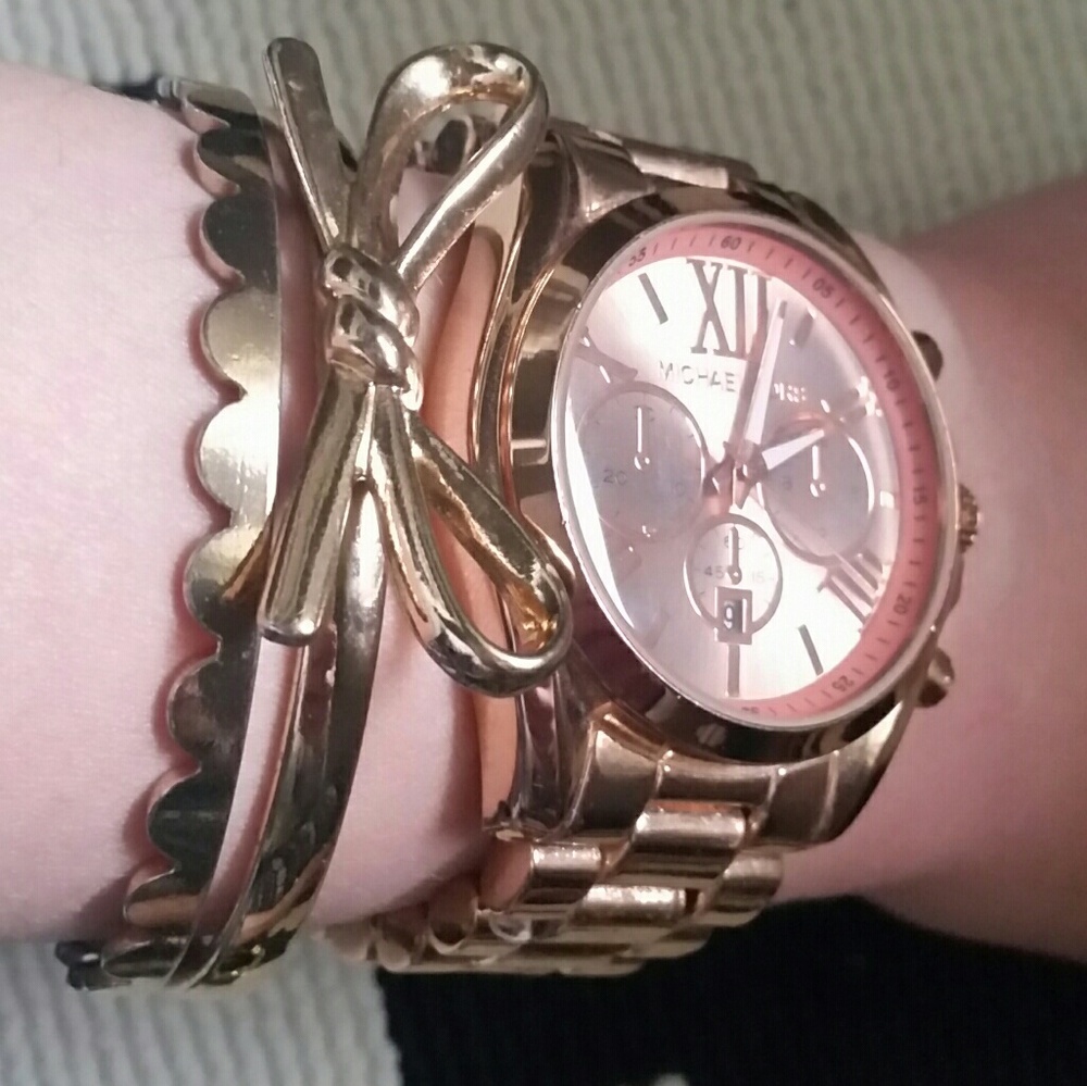 Michael Kors rose gold watch