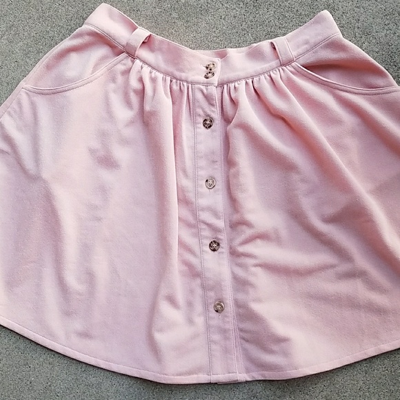 Tobi Pale Pink button down skirt - Picture 2 of 3