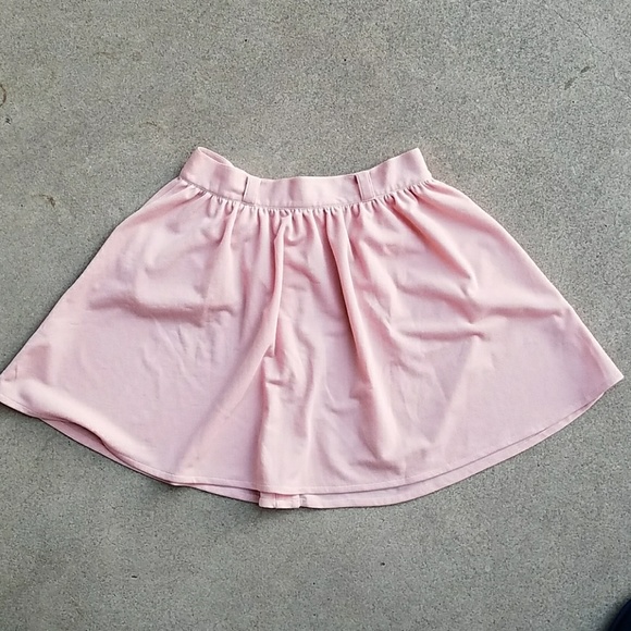 Tobi Pale Pink button down skirt - Picture 3 of 3
