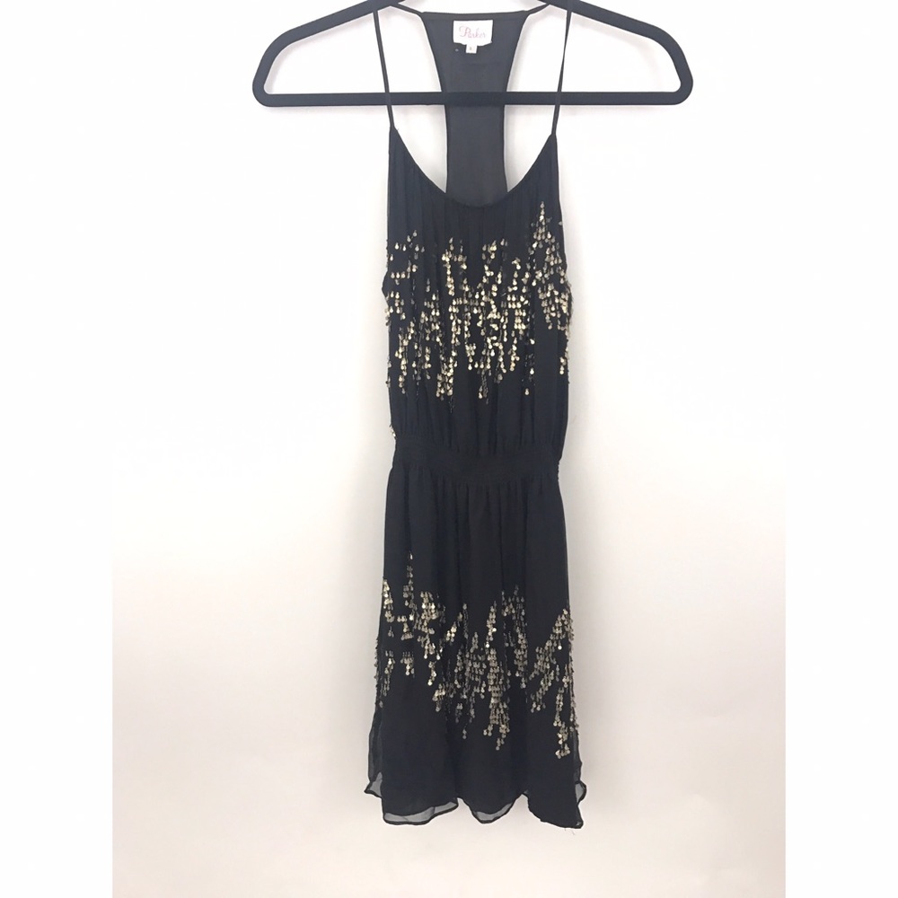 Parker Black sequin dress