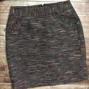 LOFT  Multicolor Skirt