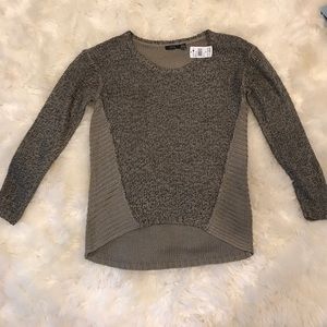 Brown knit sweater