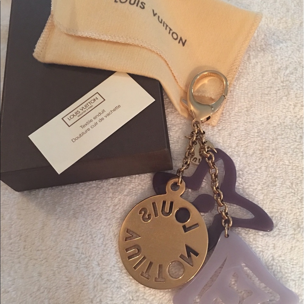 Authentic Louis Vuitton bag charm