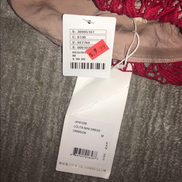 NWTS Urban Outfitters Lave Strapless Dress - Picture 4 of 4