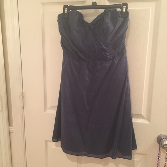 Express Dresses & Skirts - Express blue strapless dress