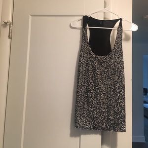 Sequin black going out top