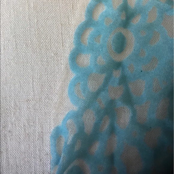 🎉 Aqua blue sheer maxi dress cover maxi dress Sm - Picture 4 of 7