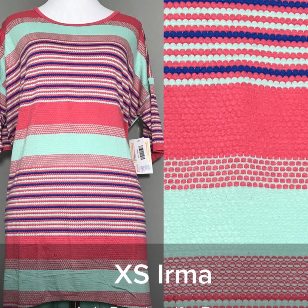 SALE Lularoe XS Irma striped nwt