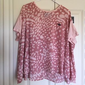 adidas flowy pink shirt