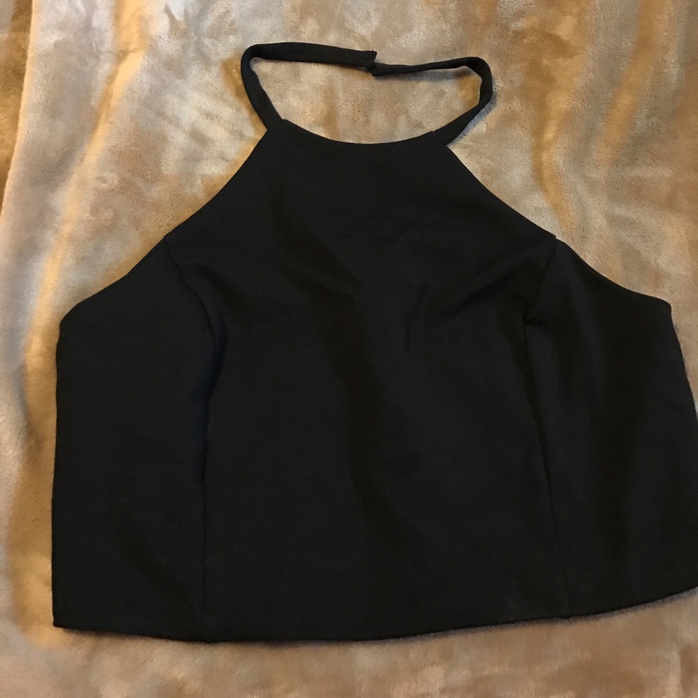 Bebe halter crop top