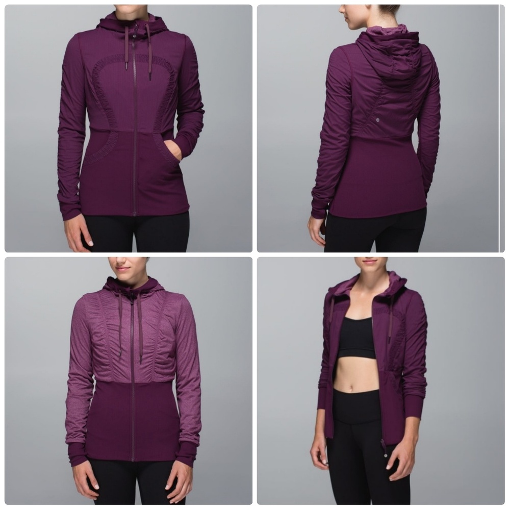 Sold! Lululemon Dance Studio Jacket, Plum