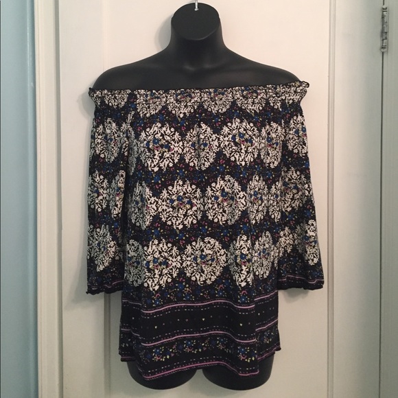 INC International Concepts Tops - NWOT INC Floral Off the Shoulder Top