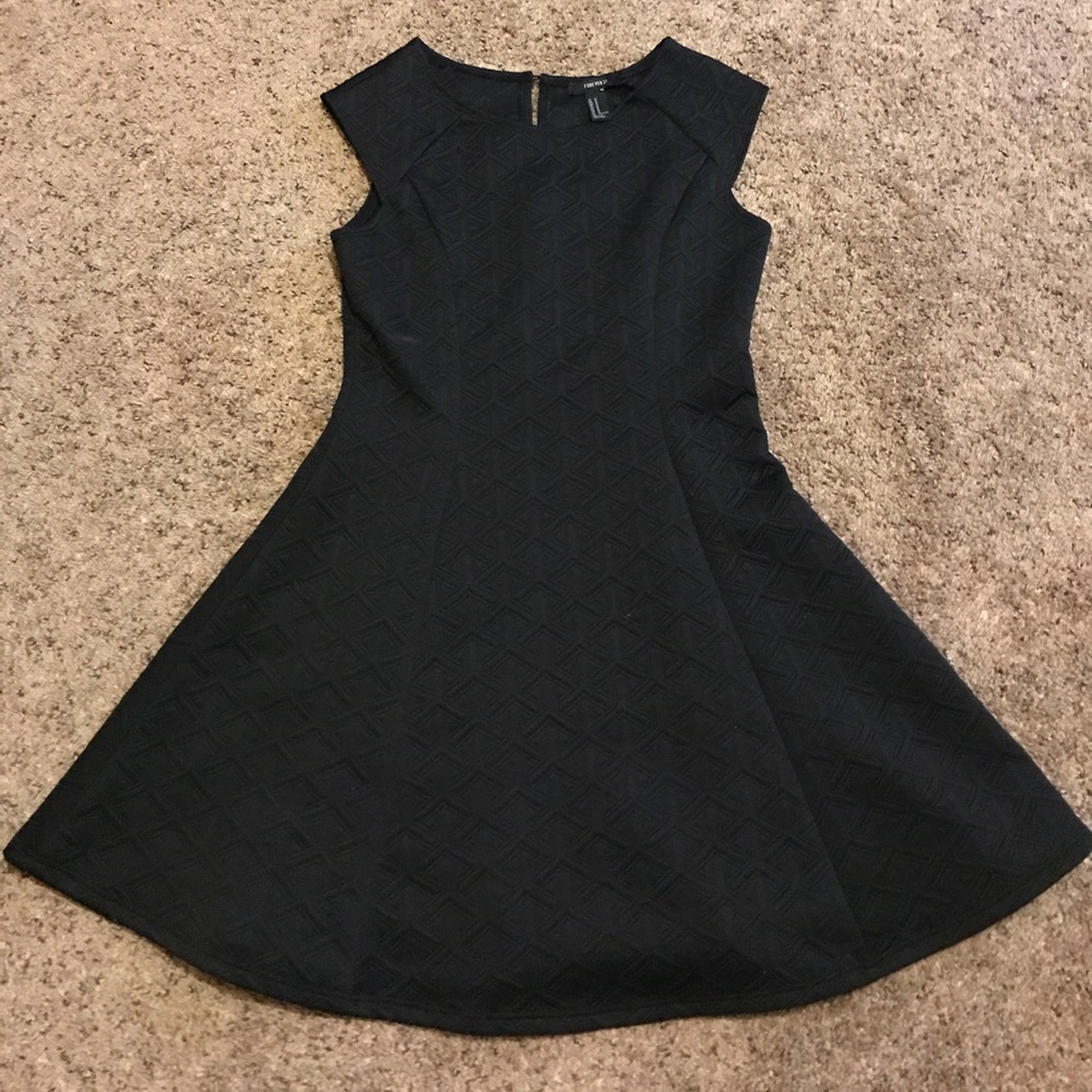 Black skater dress