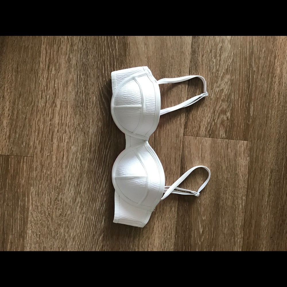 TRIANGL all white swimsuit