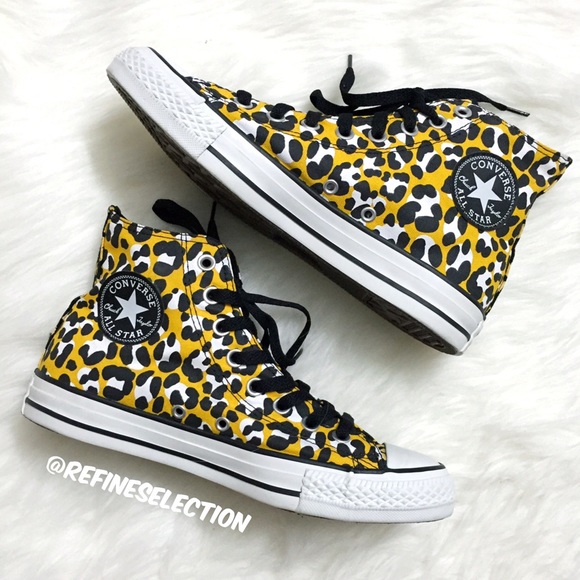 converse leopard high tops