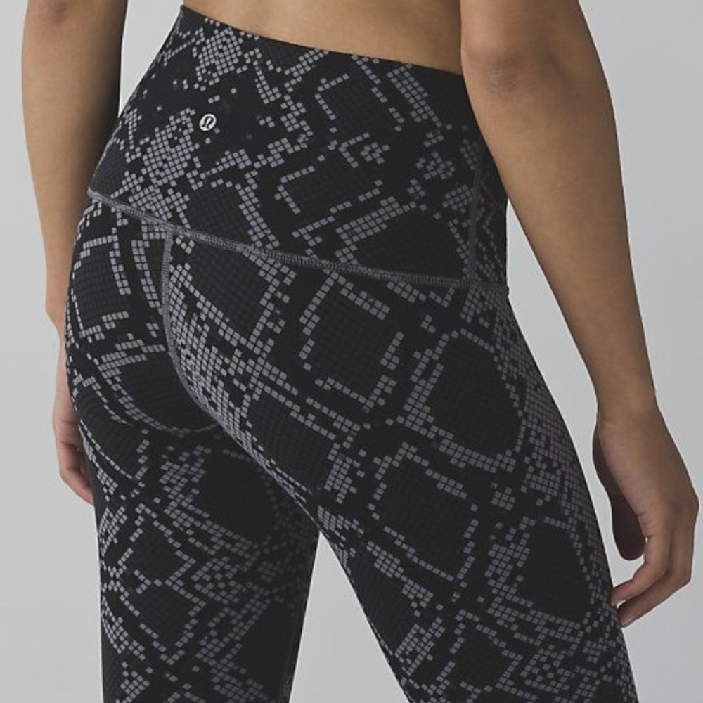 Lululemon snake print leggings
