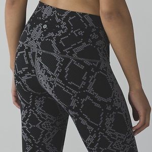 Lululemon snake print leggings
