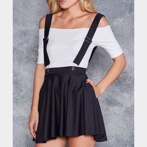 Black Milk Clothing Suspender Skirt