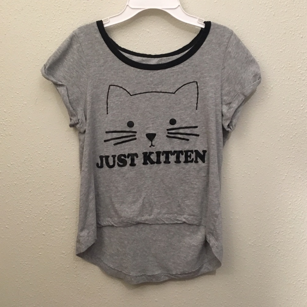 cute "just kitten" shirt