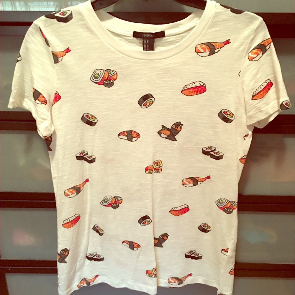 Forever 21 Sushi Print Shirt