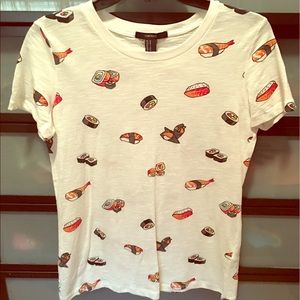 Forever 21 Sushi Print Shirt