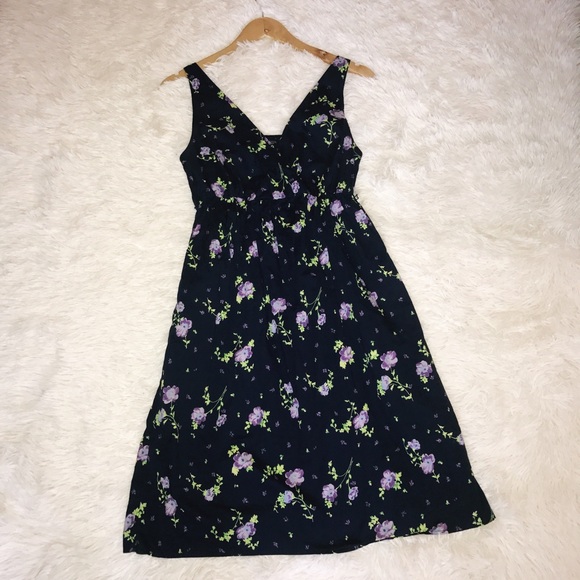 Faded Glory Dresses & Skirts - Faded Glory Junior Crossover Blue Floral Sundress