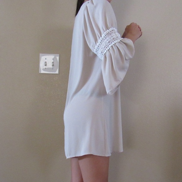 Crotchet Sleeved Boho Dress - Picture 2 of 3