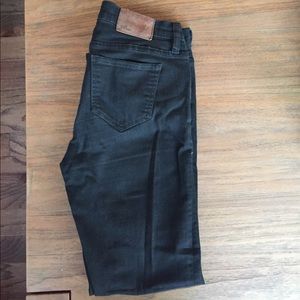 Black JCrew toothpick jeans