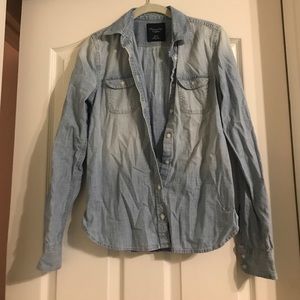 AE jean material long sleeve shirt!