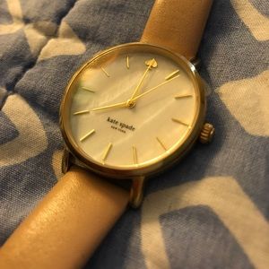 Kate Spade blush and gold Watch NEEDS BATTERY
