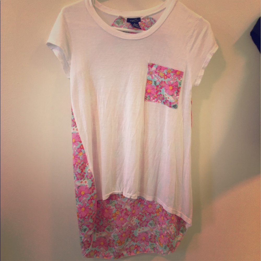 EUC lightweight floral shirt