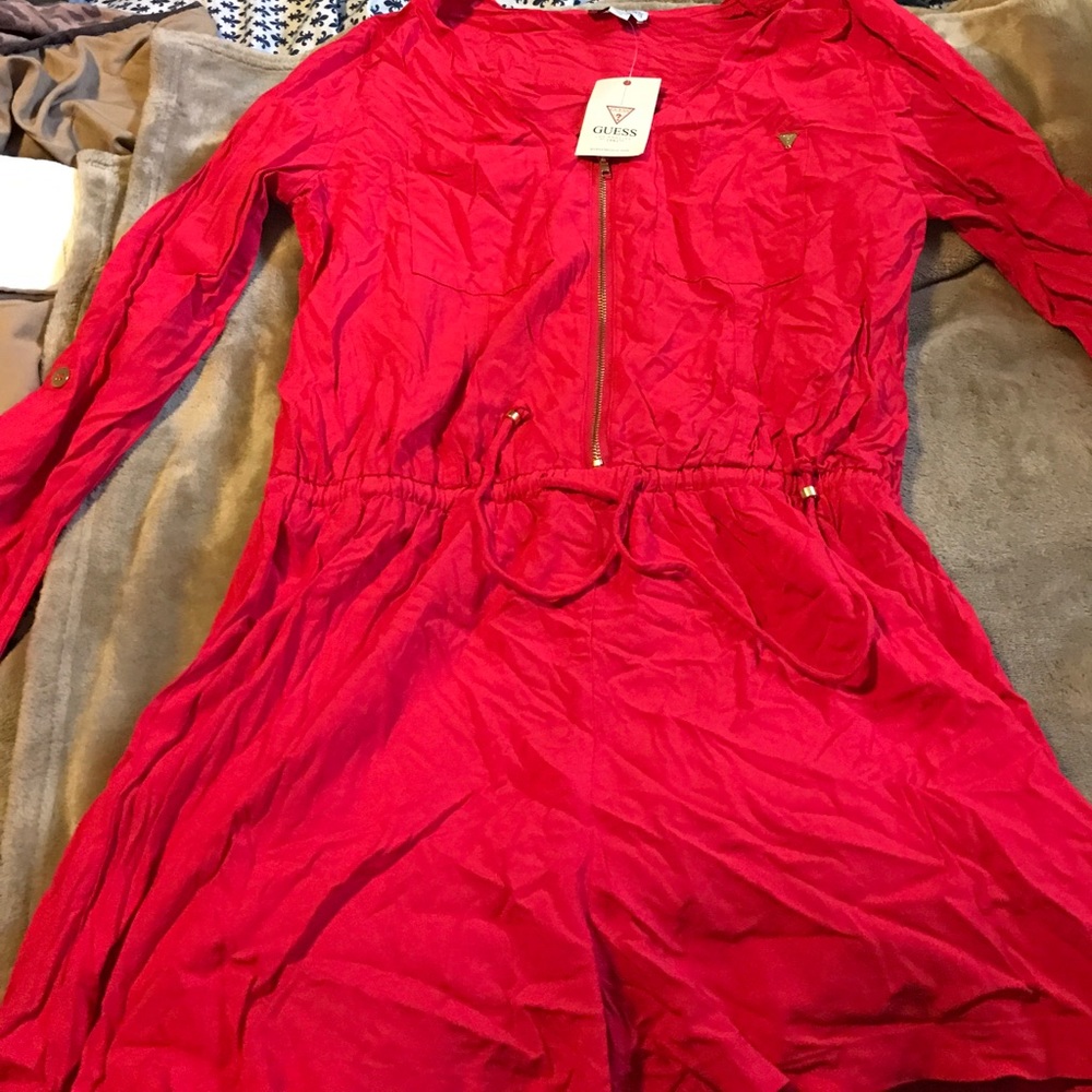 Guess sleeve romper
