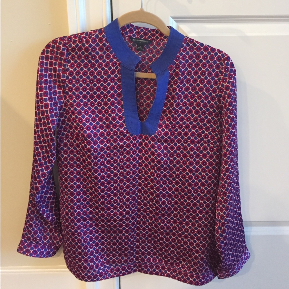 Silk beach top