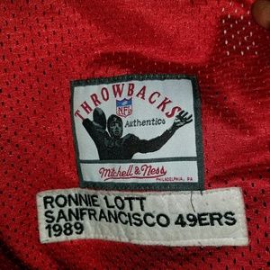 mitchell and ness ronnie lott throwback jersey