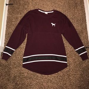 Victoria's Secret pink longsleeve shirt