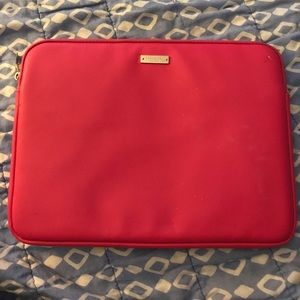 Kate Spade pink laptop holder 15 in
