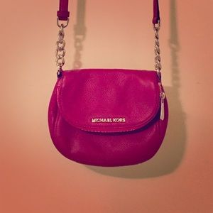 Michael Kors Bedford Fuchsia Crossbody