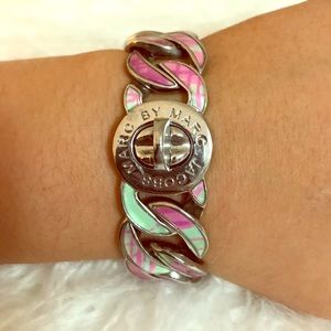 Iridescent Marc by Marc Jacobs chain bracelet