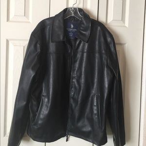US POLO ASSN BLACK MENS JACKET