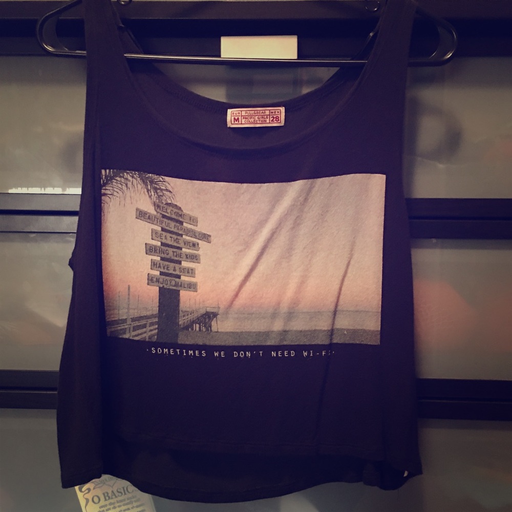 Sometimes we don't need wifi crop top