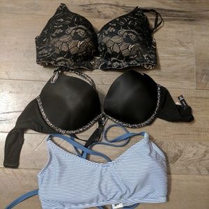 Bra and swimsuit lot size 34D/DD