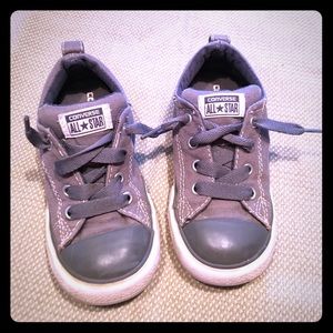 Converse Size 9 Kids Gray