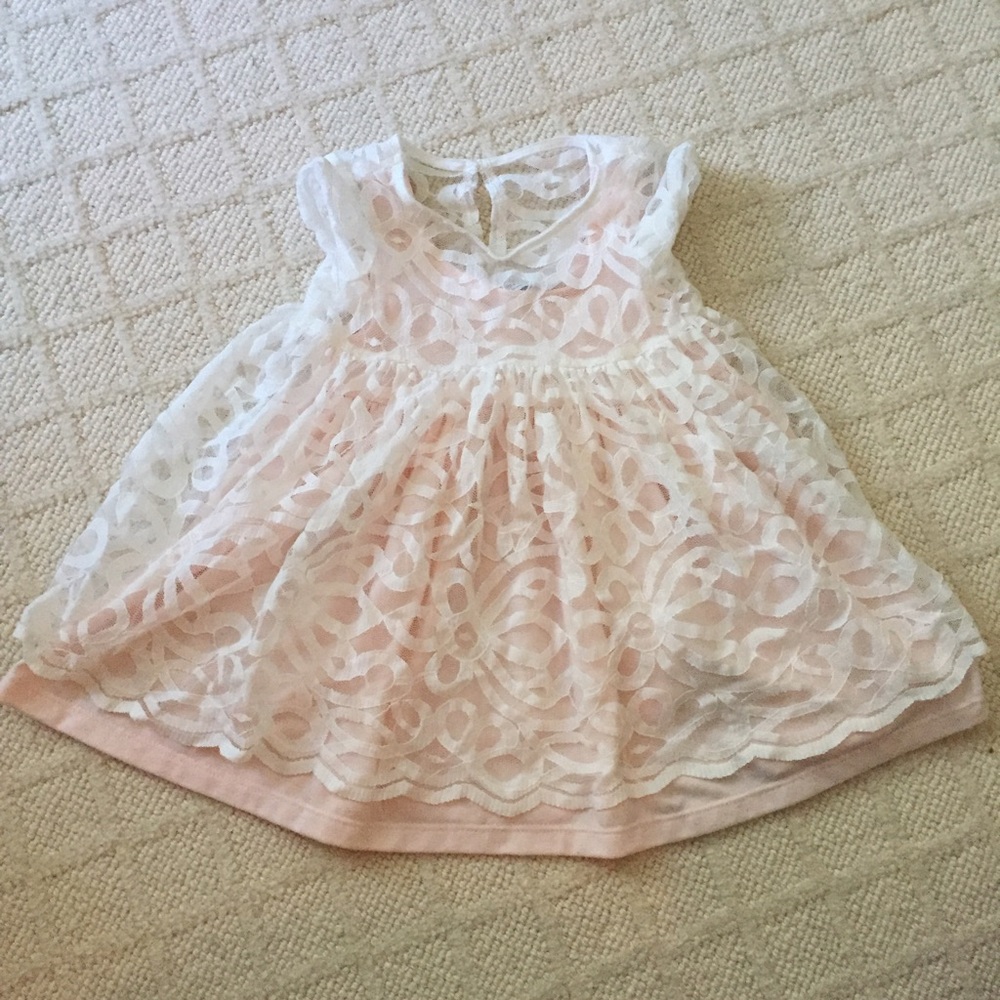 Pippa & Julie lace overlay dress