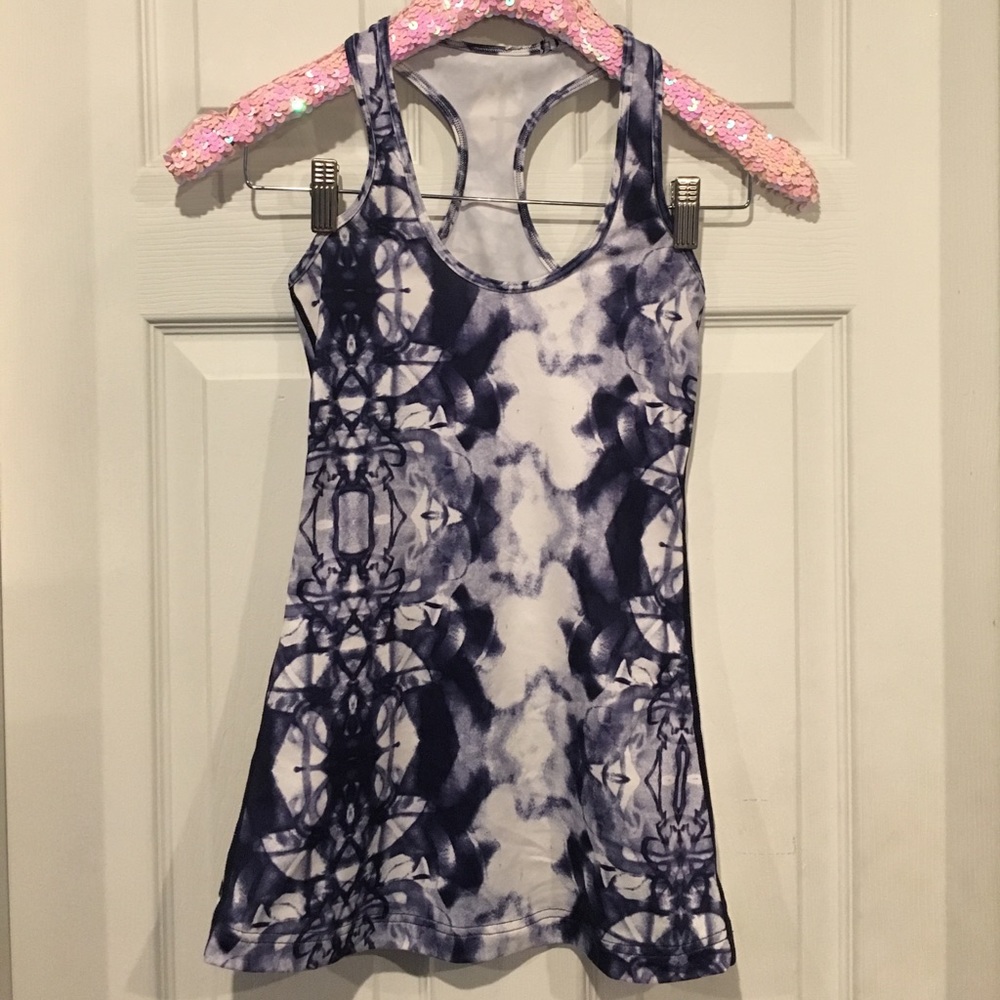 Lululemon CRB cool racer back tank top inkblot 2