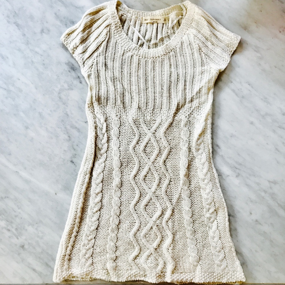 Zara Knitwear Sweater Dress