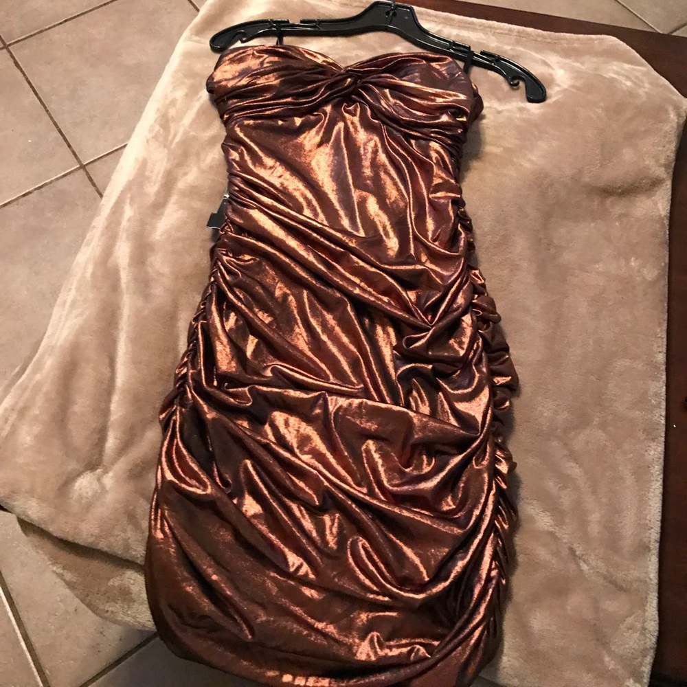 Bebe strapless dress