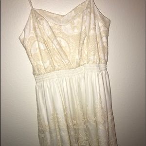 White dress with design